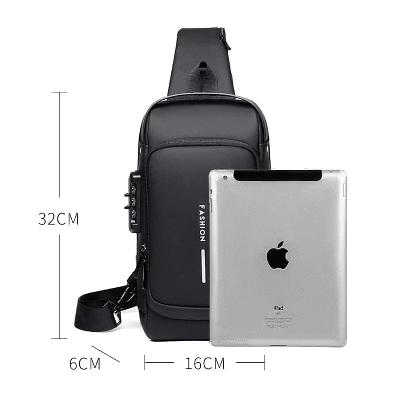 Slim Bag™ - Mochila Anti-Furto com Senha USB